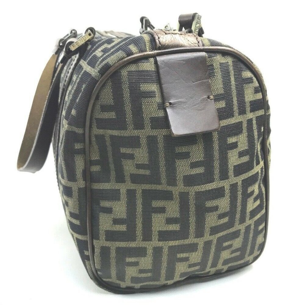 Authentic Fendi Zucca Ff Pattern Mini Duffle Bag … - image 2